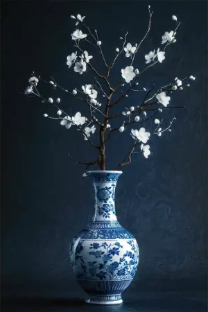 Favoriet Delfts Blauw vaas schilderij